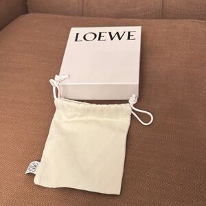 Loewe Cream Drawstring Pouch